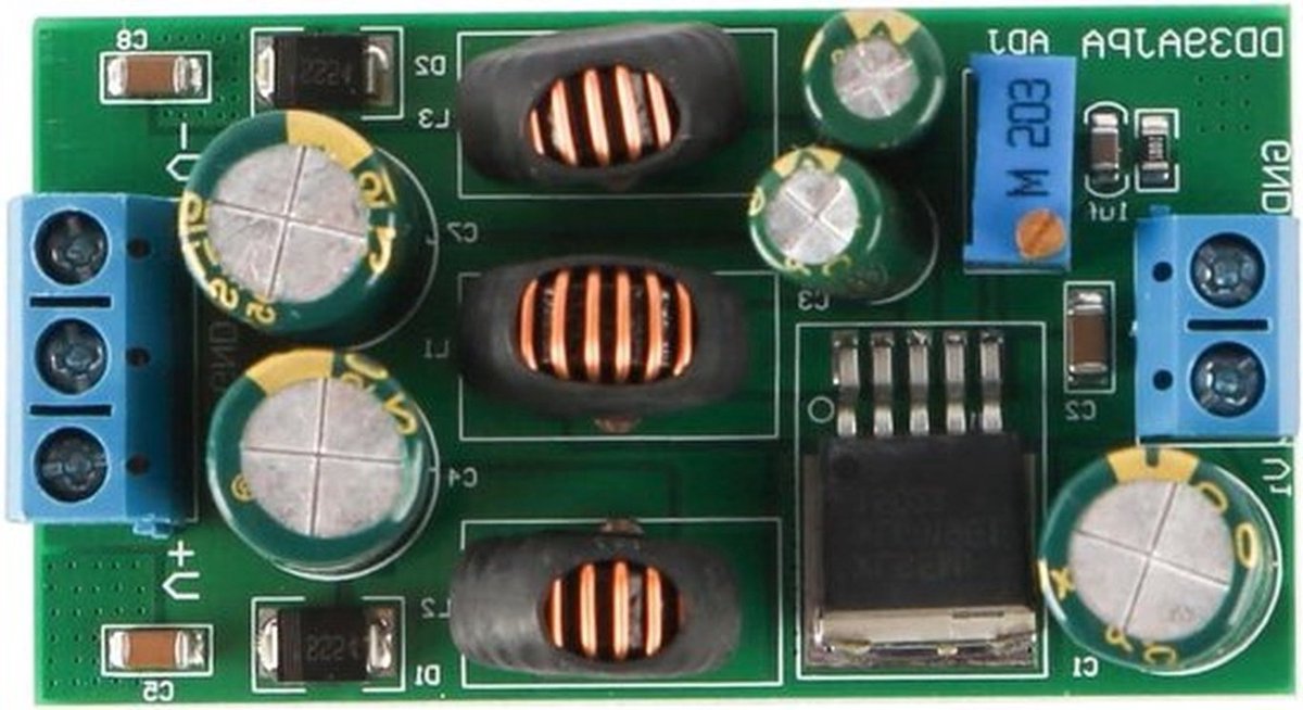 Omvormer Voeding - Regelaar - Regelbare - DC-DC Module - 5V-30V - ± 5V-24V - 20W - Elektrische Projecten - Accessoires - Step-up/Step-down-omvormer Met Aansluiting - Geschikt voor Diverse Toepassingen