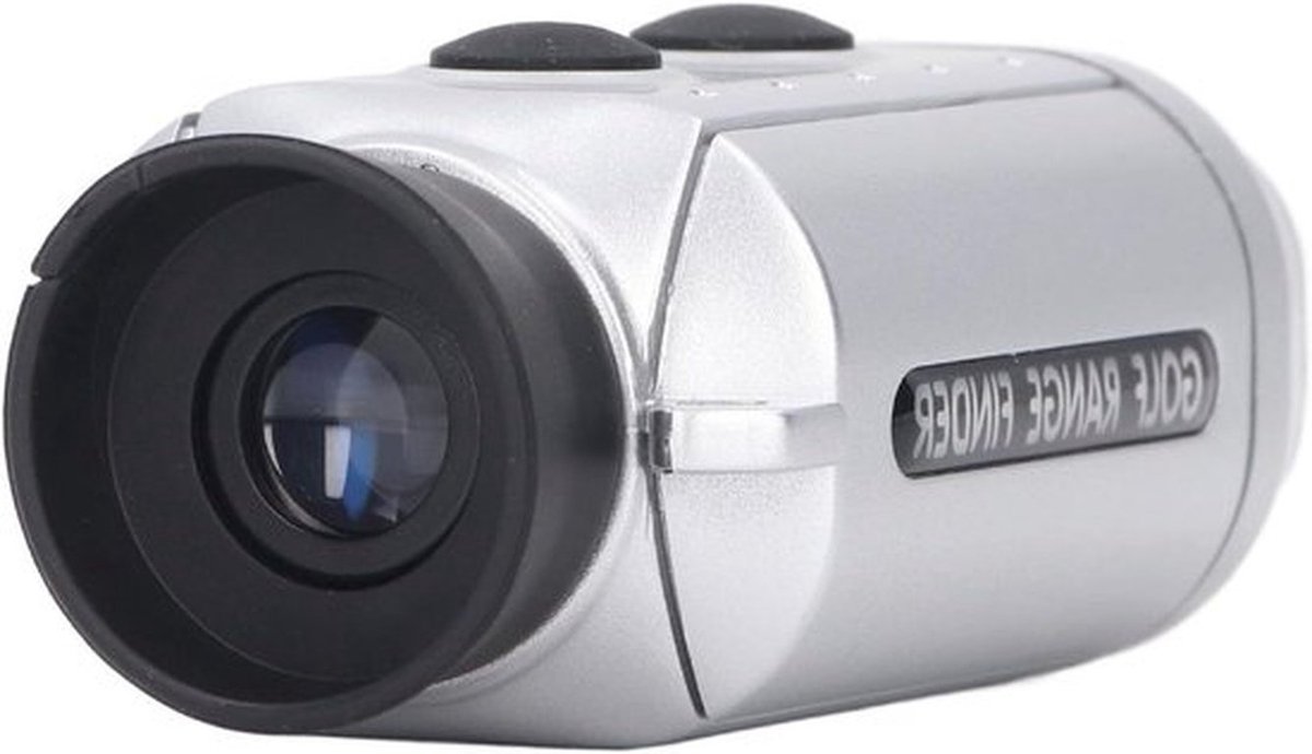 Afstandsmeter voor golf en jacht - Monoculair - 7x vergroting - 1000 Yard bereik - Batterij aangedreven - Golf- en jachtafstandsmeter - Geschikt voor golfen en jagen - Zwart met rood accent