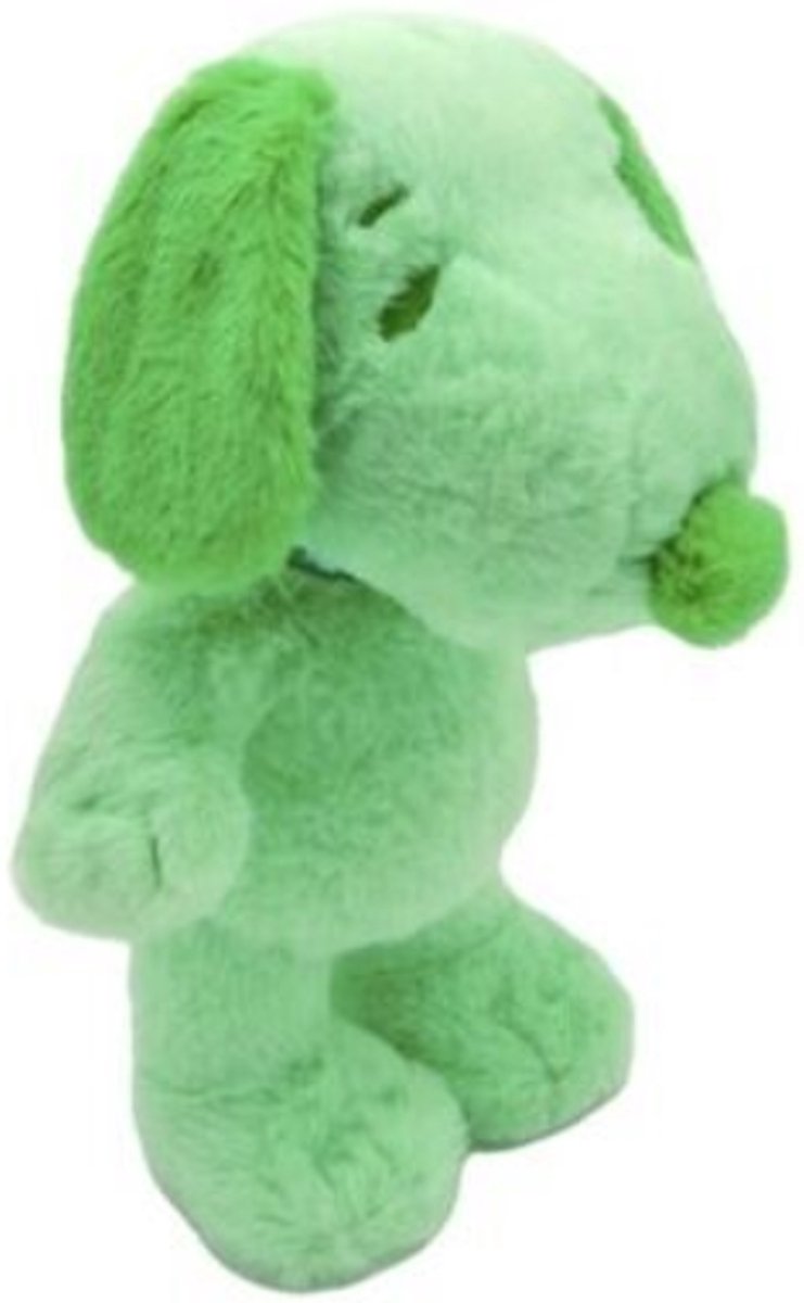 Snoopy Pastelkleur Groen Pluche Knuffel 22 cm - Speelgoed Knuffels voor Kinderen Jongens Meisjes - Snoopy Peanuts Hond - Charlie Brown Woodstock