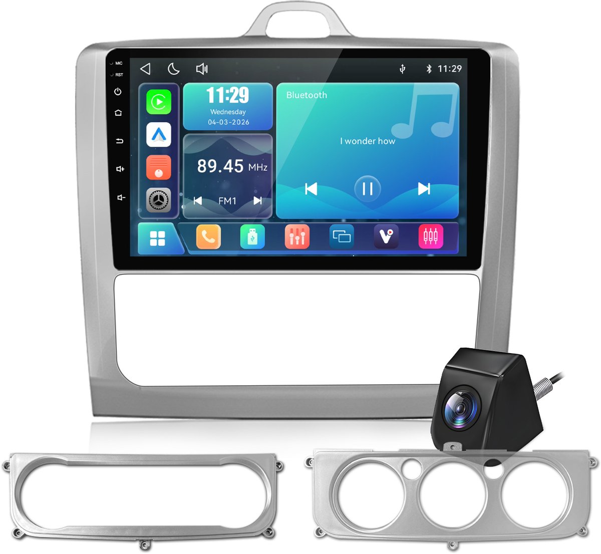 Cestovet LINUX Autoradio - Geschikt Voor Ford Focus MK II 2004 t/m 2011 - Draadloos Apple Carplay & Android Auto - Bluetooth & Wifi FM RDS