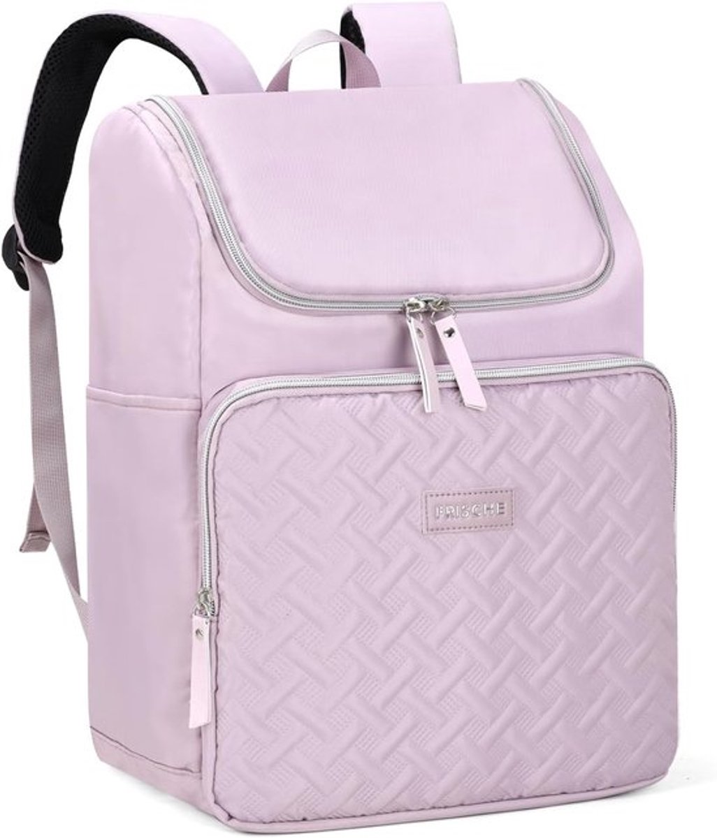 SnelShoppen - 17L Rugzak Koeltas Insulated Lekvrij voor Vrouwen, 17 Blikjes Kleine Thermo Koeltas Rugzak voor Camping, Strand, Lunch en Picknick, Paar