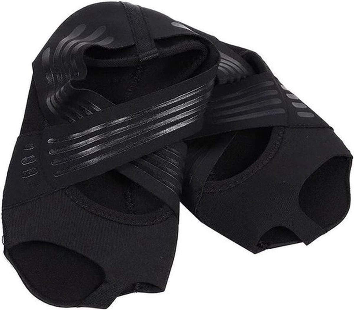 Yoga-sokken - Antislip - Voor dames - Zonder voeten - Voor pilates-bars, ballet - Geschikt voor yoga-sportschoenen - Roze