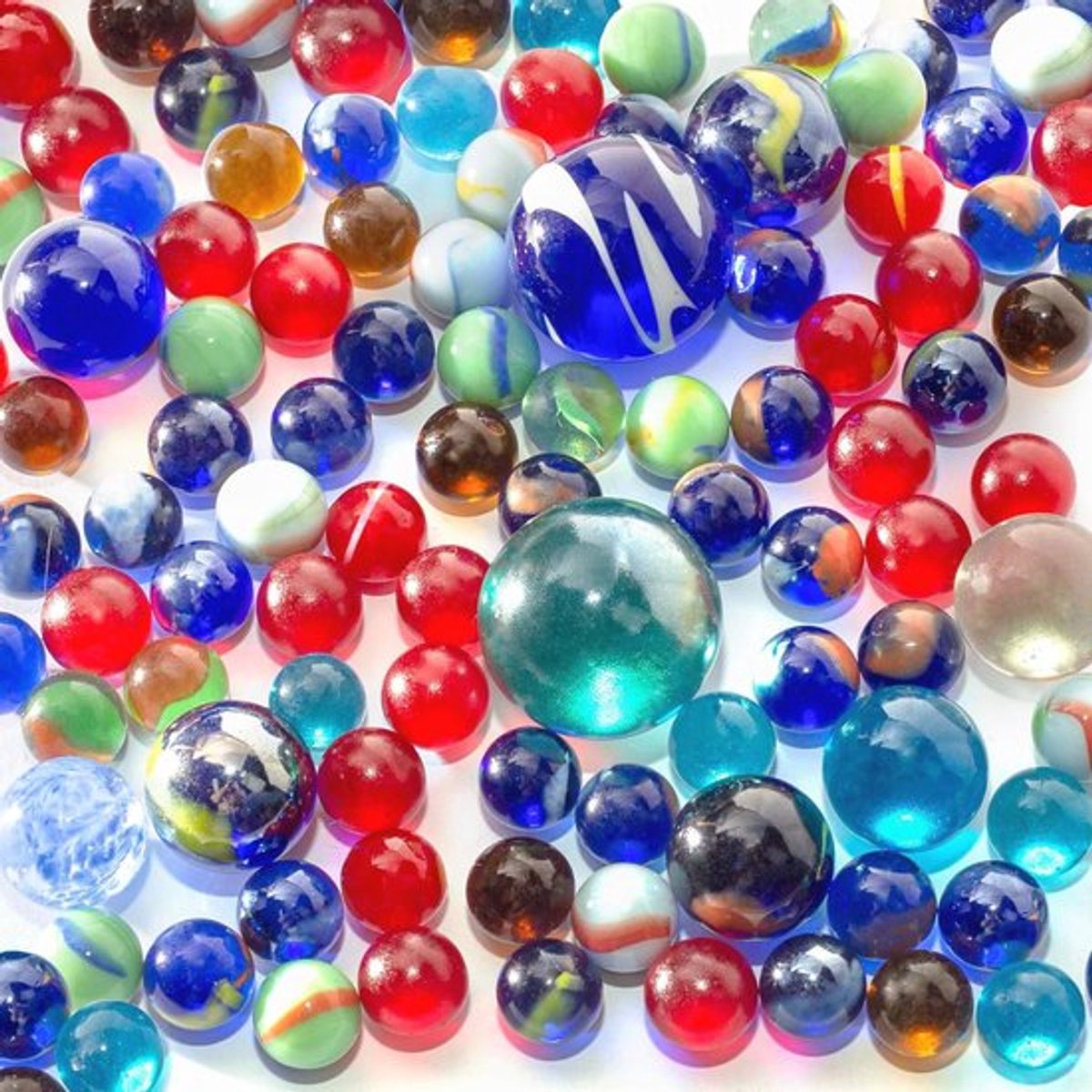 Kleurrijke Glazen Knikkers - 680g Speelgoed voor Kinderen en Decoratie