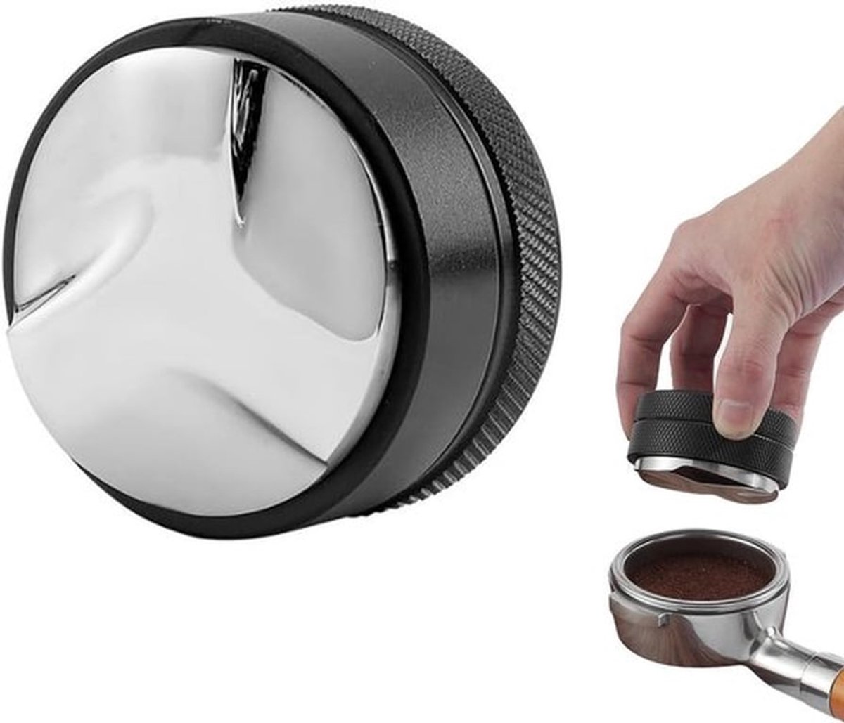 6 Stuks Koffie Leveler, Roestvrijstalen Koffie Leveller, Koffie Leveler Tool, Geschikt voor Kantoren, Woningen en Cafés