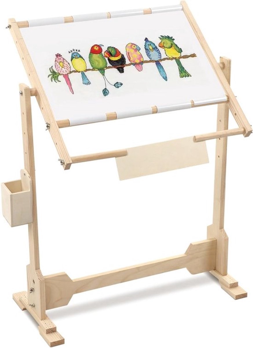 Houten borduurstrips voor kruissteekramen van 80 cm - Perfect voor borduurprojecten en creatief handwerk