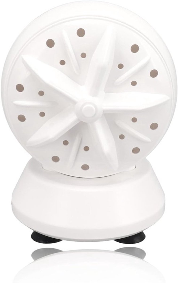 Mini Wasmachine voor Thuis met Dubbele Turbine en 4 Instelbare Modi voor Efficiënte Reiniging van Emmers, Wasbakken en Handdouches