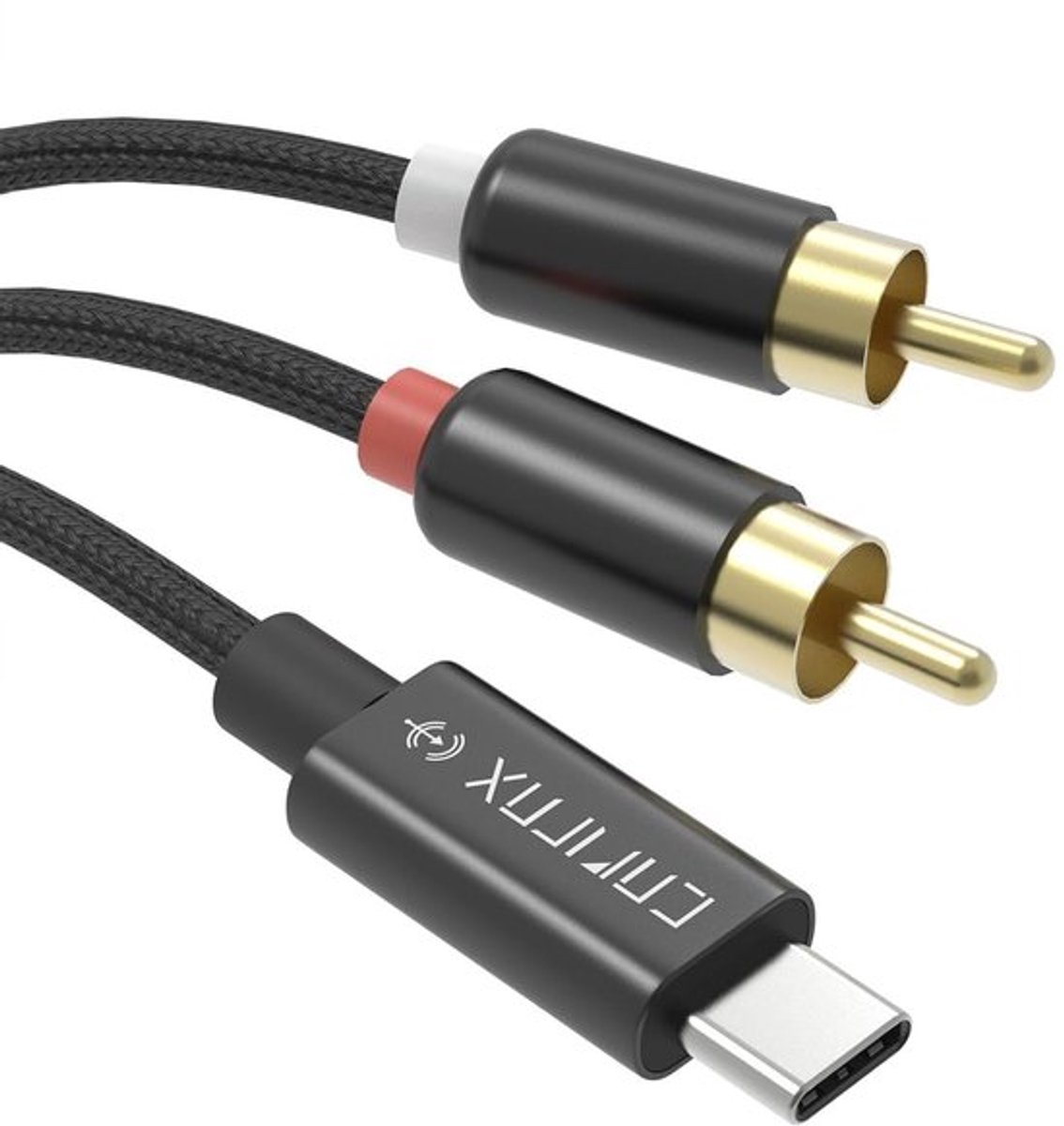 RCA naar USB C Invoerkabel voor Audio-opname, Stereo RCA naar Type C voor Laptop, MacBook, iPad Pro, iPhone, Galaxy en Android - 5 FT lengte