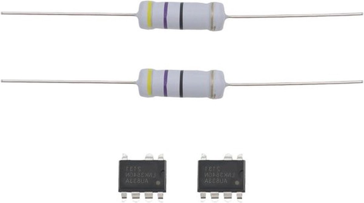 Energiezuinige Off Line Schakelaar - Weerstand 47 Ohm - IC Component - AEG Bosch Siemens - Wasdroger.