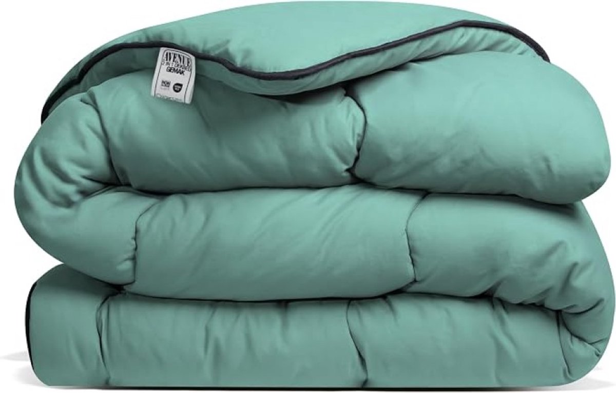 Zelora Hoesloos Dekbed 140x200 cm – Anti-allergisch en Wasbaar op 60°C – Wolkenzacht en Soepel – Groen