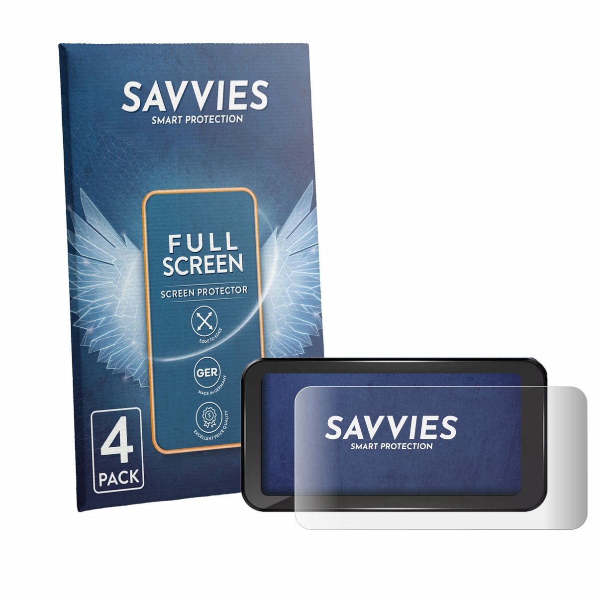 Savvies - Screenprotector voor Aoocci C6 Pro 6.25" - Folie Beschermfolie transparant volledig dekking 4 Stuks