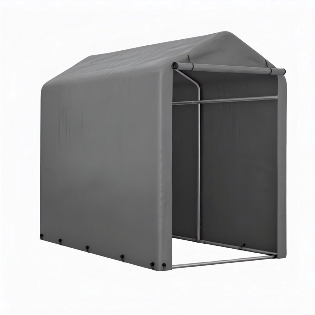 G&G fietsenstalling - Fietsenberging - Fietsenhok - Schuurtent - Opslagbox - Waterdicht - UV-bestendig - 187x100x160cm - Grijs