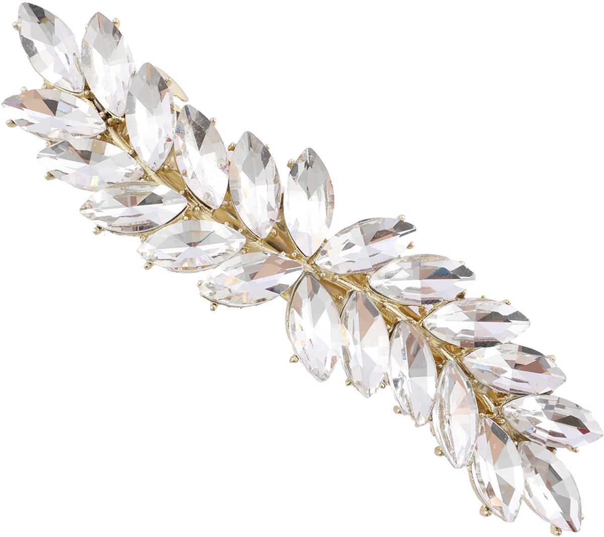 Emilie collection - Haarspeld - stenen - zilver - goud - diamant look