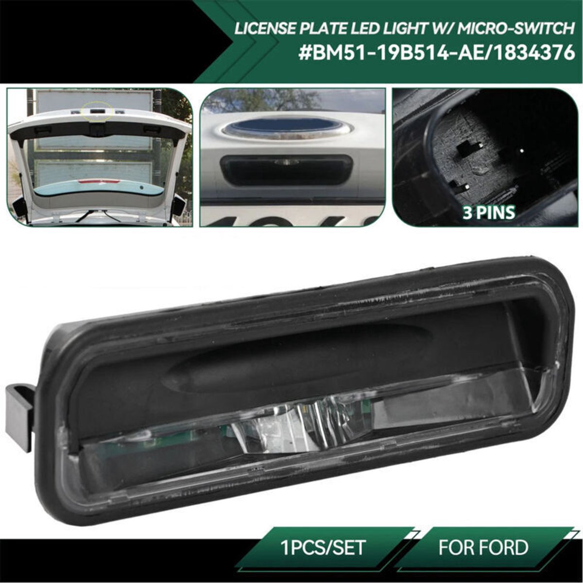 Schakelaar geschikt voor het openen van de achterklep 1834376 geschikt voor Ford B-MAX Focus III