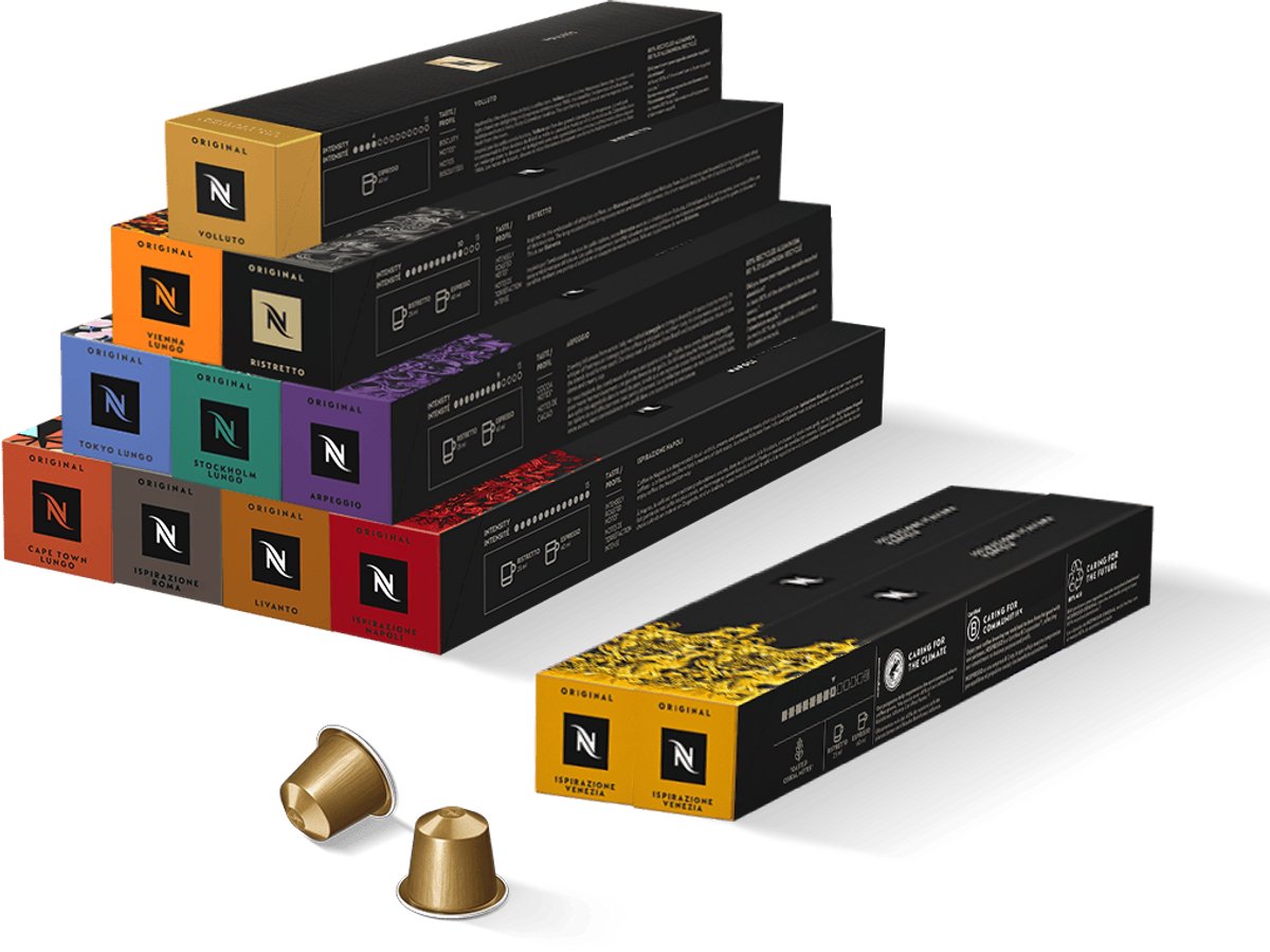 Nespresso - Original - Favorieten Pakket - 120 capsules voor de prijs van 100 (tijdelijke actie)