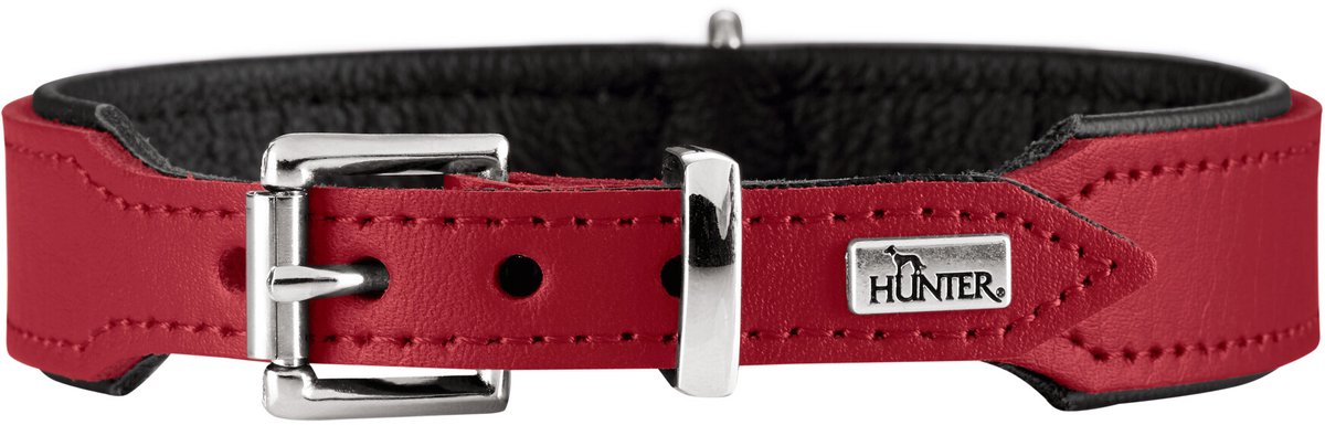 Hunter Hondenhalsband Basic Rood Maat 50