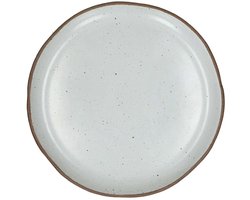 Pomax Igni dessertbord D21cm gebroken wit