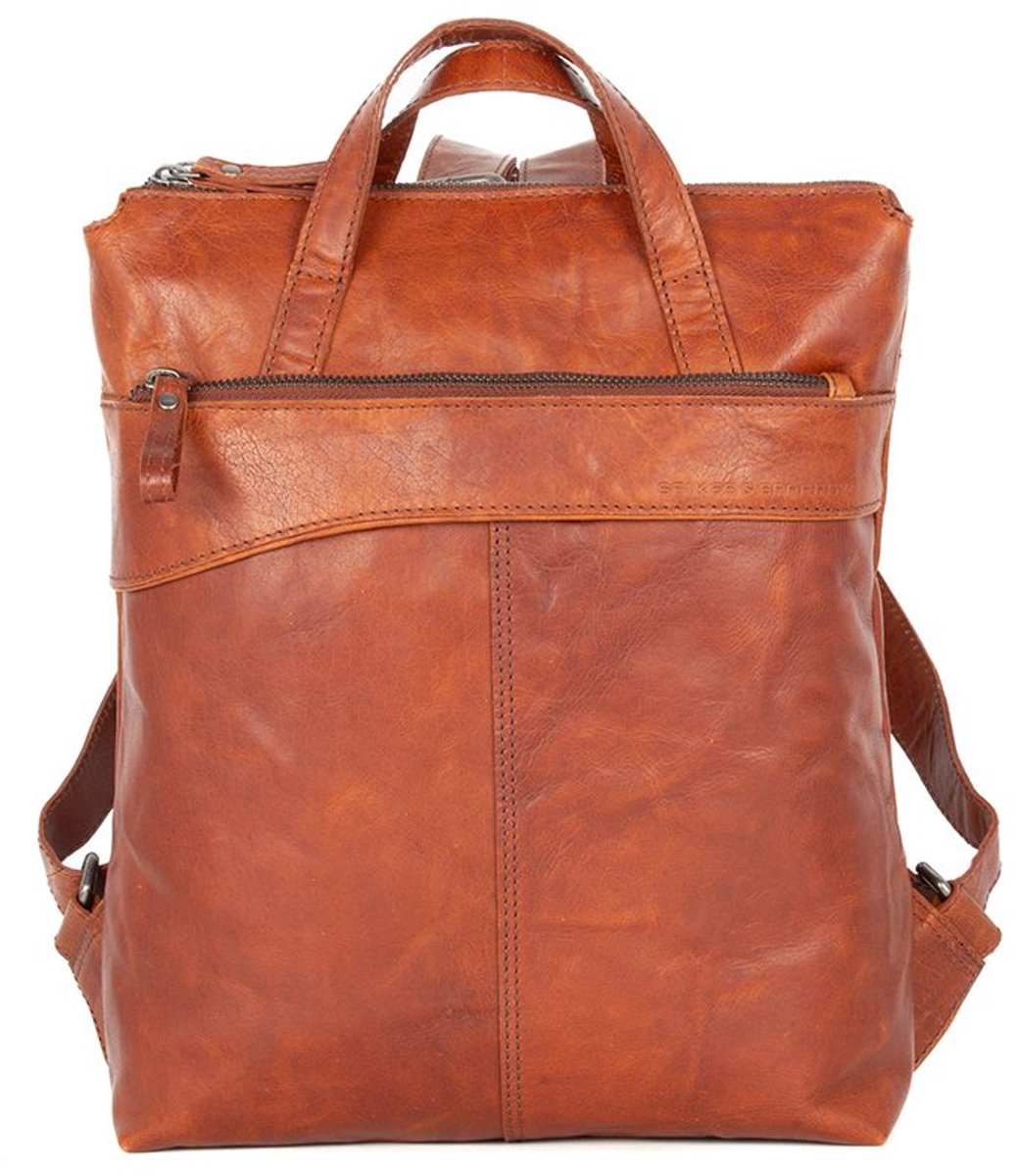 Leren Rugzak - Claudia - Brandy Cognac