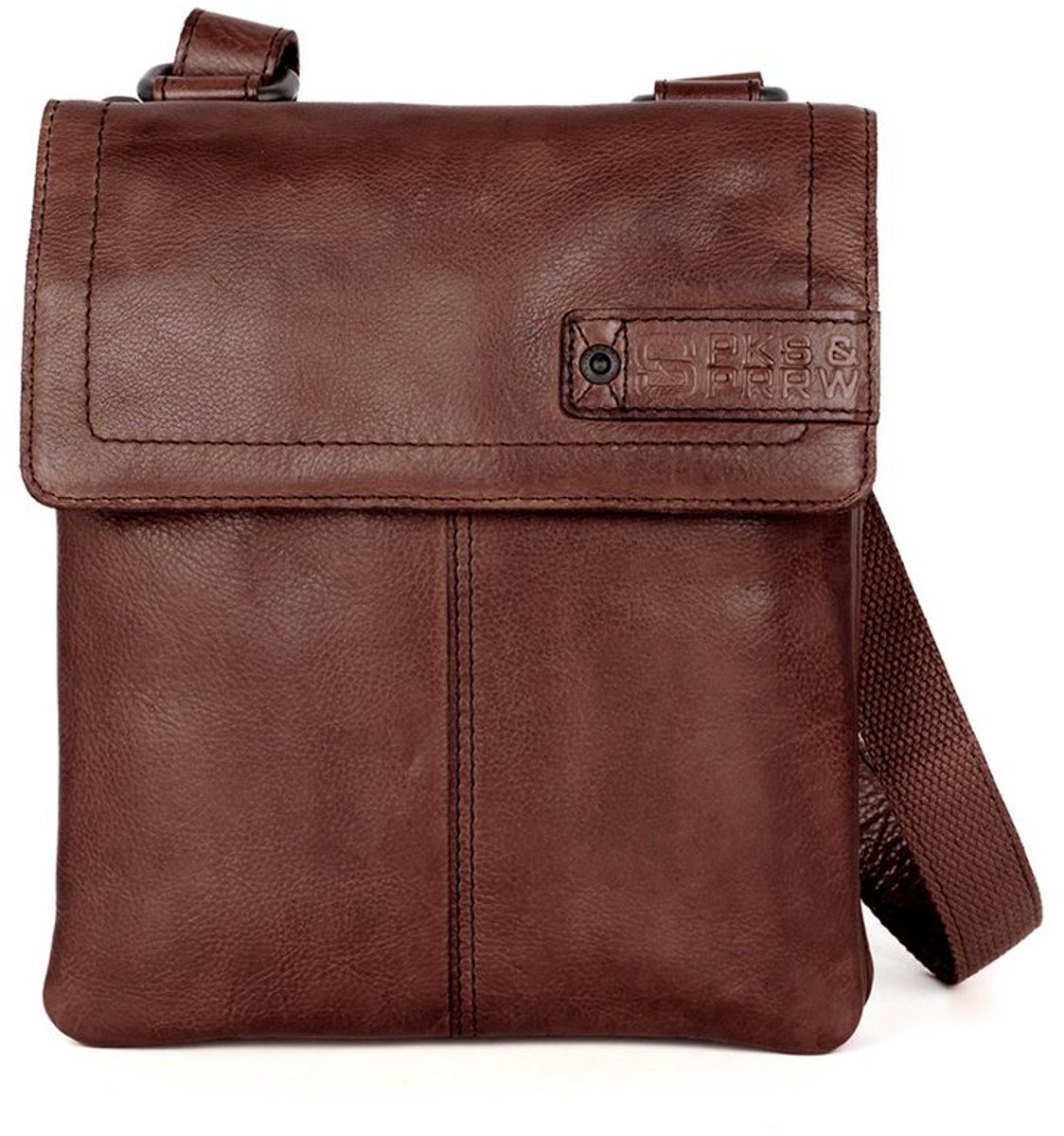 Leren Crossbodytas - Jake - Donkerbruin