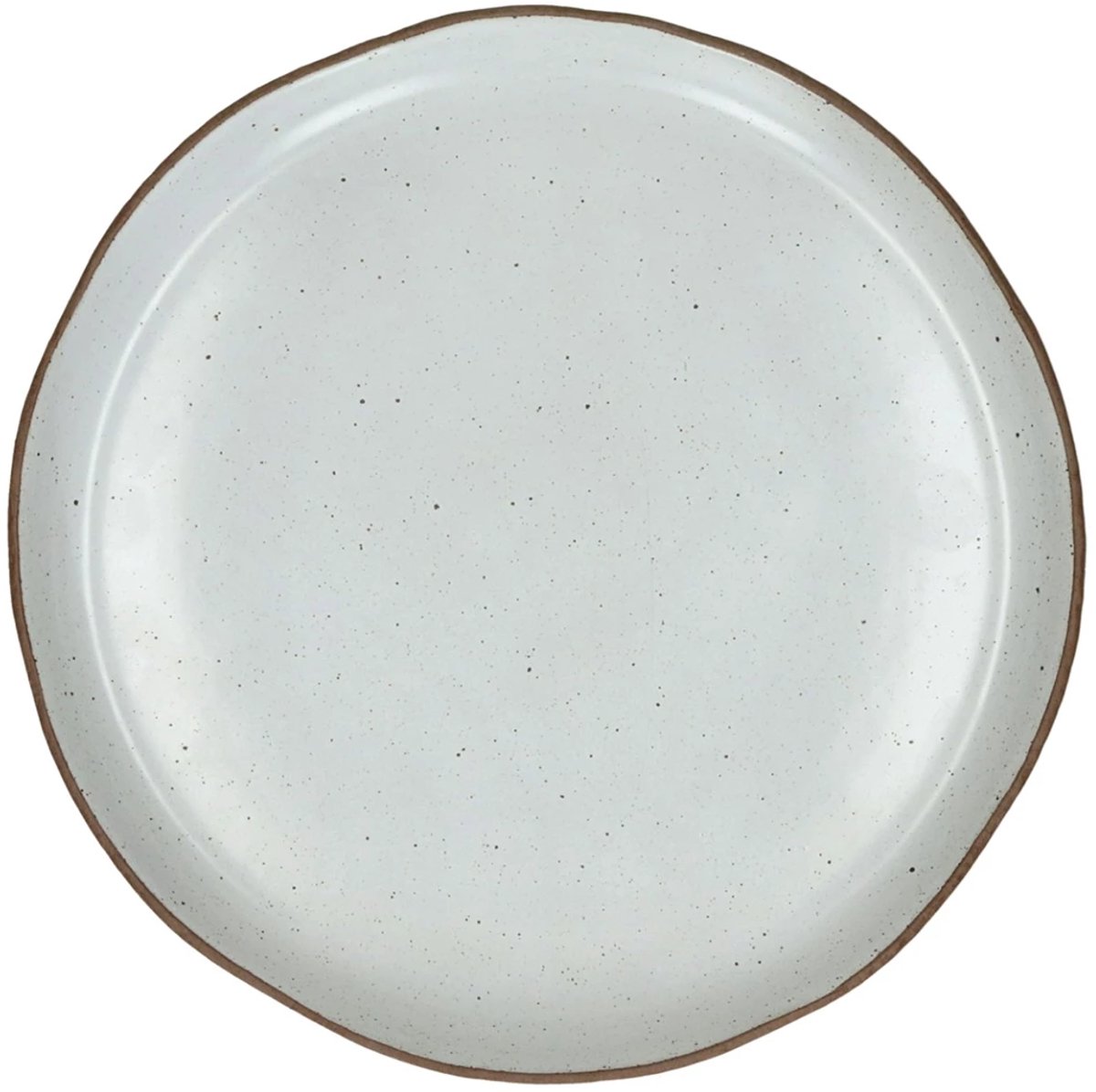 Pomax Igni plat bord D27cm gebroken wit
