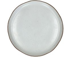 Pomax Igni plat bord D27cm gebroken wit