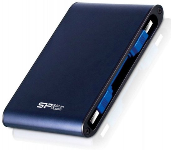 SILICON POWER Armor A80 - Vaste schijf 2 TB - extern (draagbaar) - 2.5" - USB 3.0 - blauw van Silicon Power — afbeelding 2