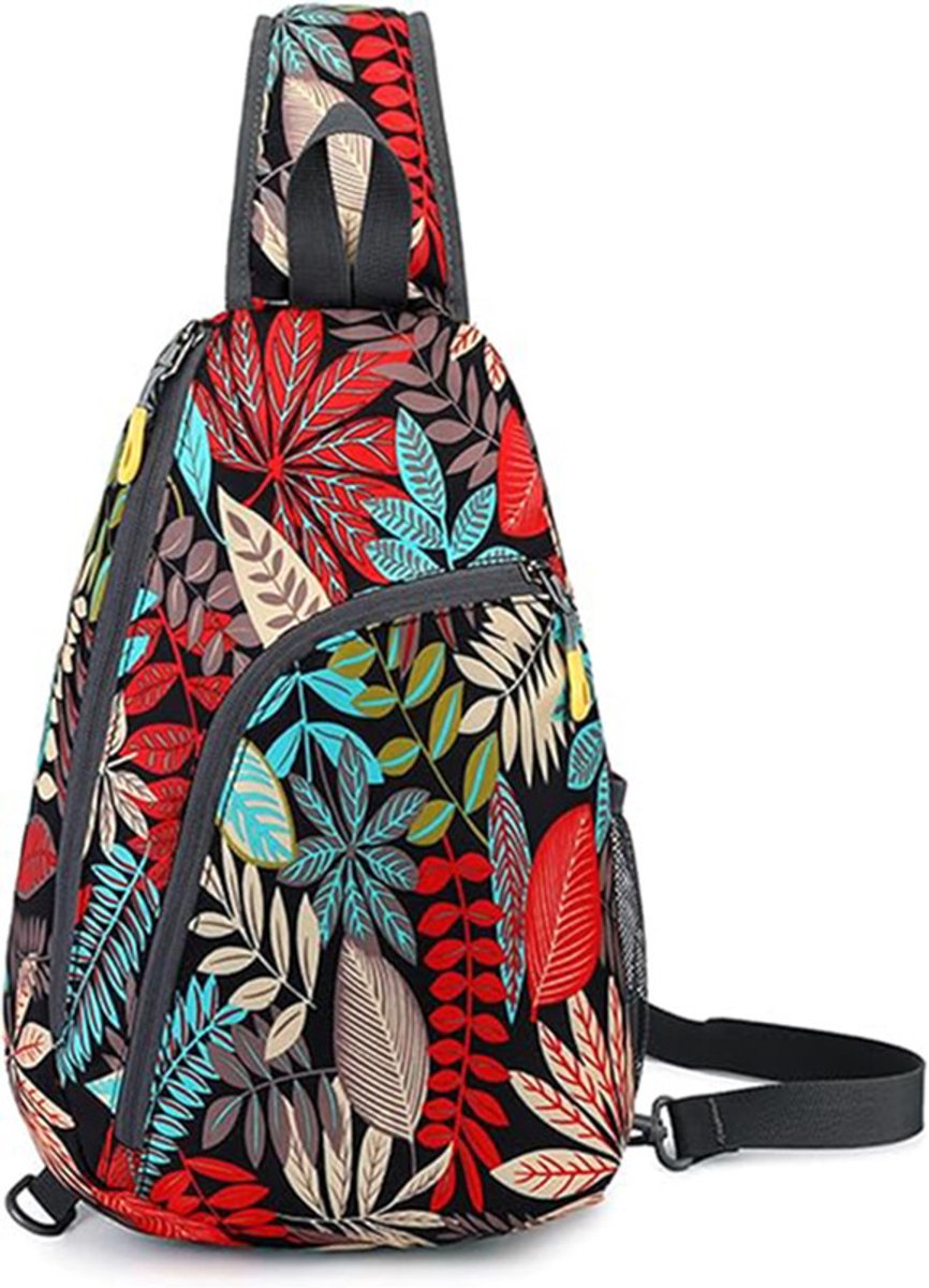 Lichte Borstzak - Schoudertas en Sporttas - Sling Crossbody Rugzak voor Heren en Dames - Multifunctionele Dagrugzak voor Wandelen, Fietsen en Reizen