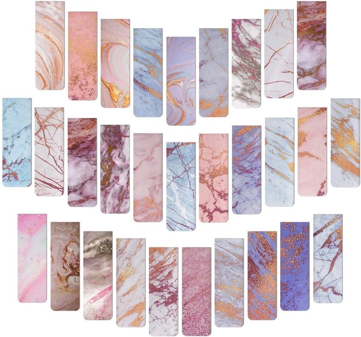 Magnetische Pagina Clips - 30 Stuks - Inspirerende Citaten Boekenleggers voor Studenten en Volwassenen - Ideaal voor Lezen en Organiseren