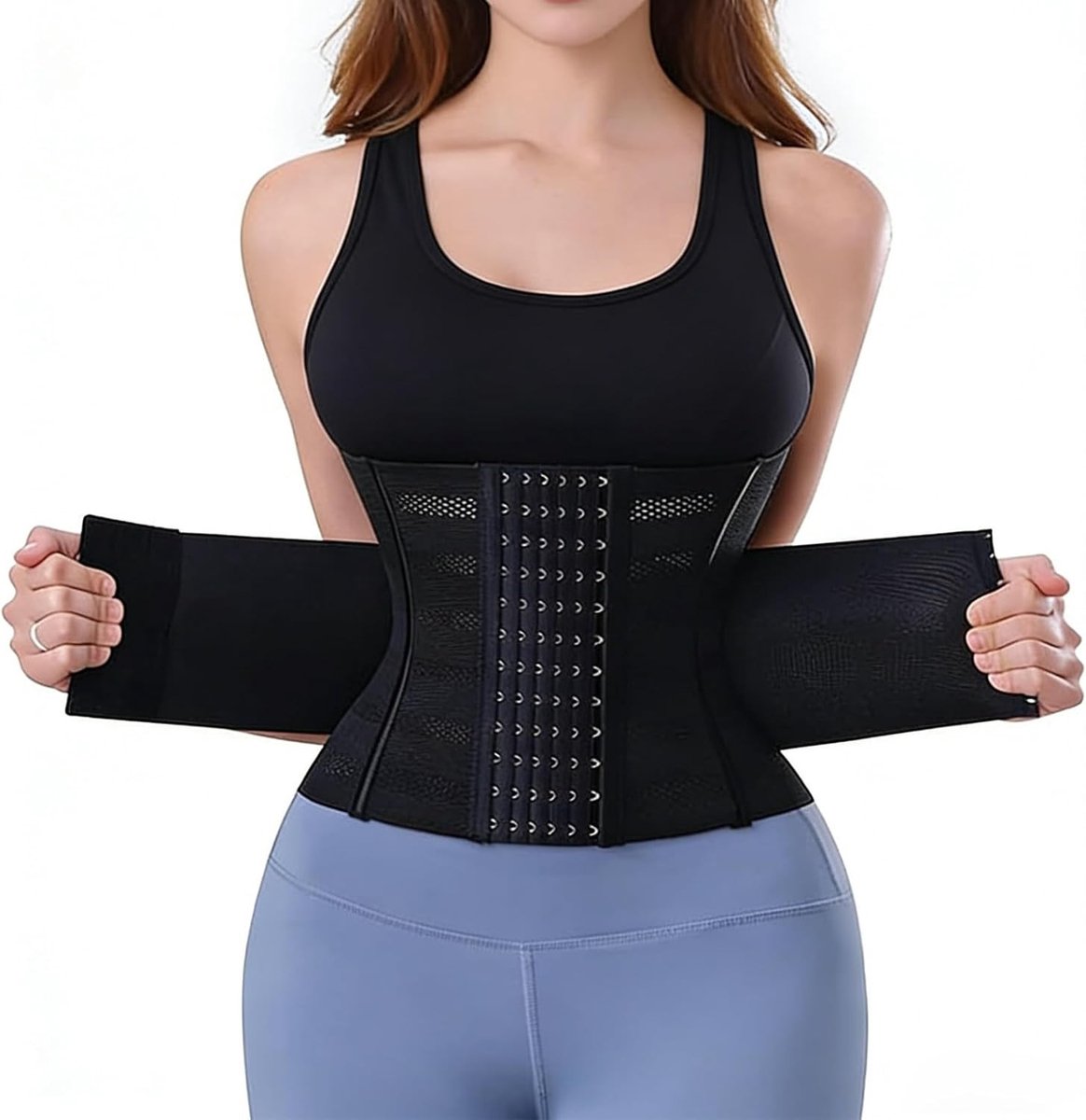 Verstelbare Buikband voor Gewichtsverlies en Slanker Lichaam, Ideaal voor Sport en Postpartum Ondersteuning, Comfortabele Taille Trainer