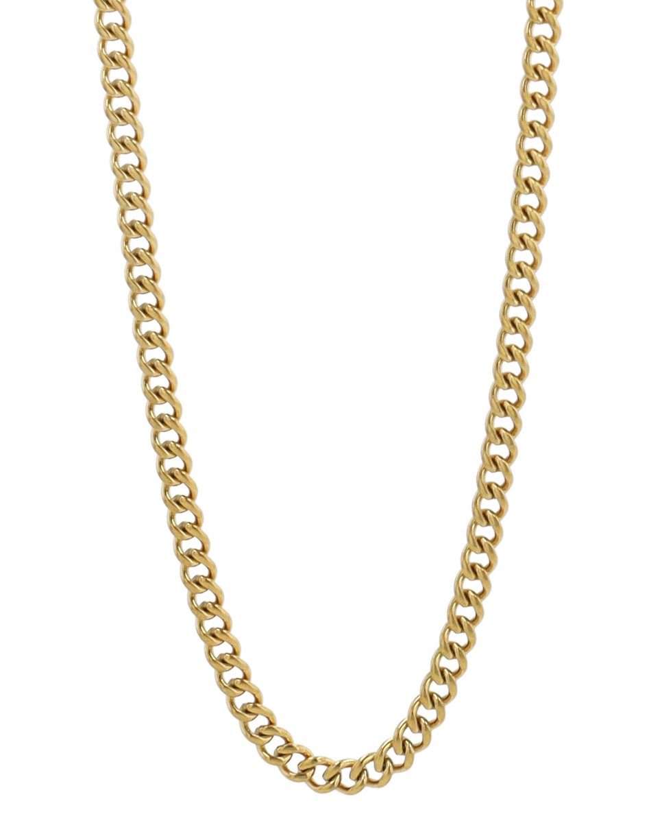 AKZENT Kette Keiran, Edelstahl, 45 - 60 cm/ 2mm, langelbig