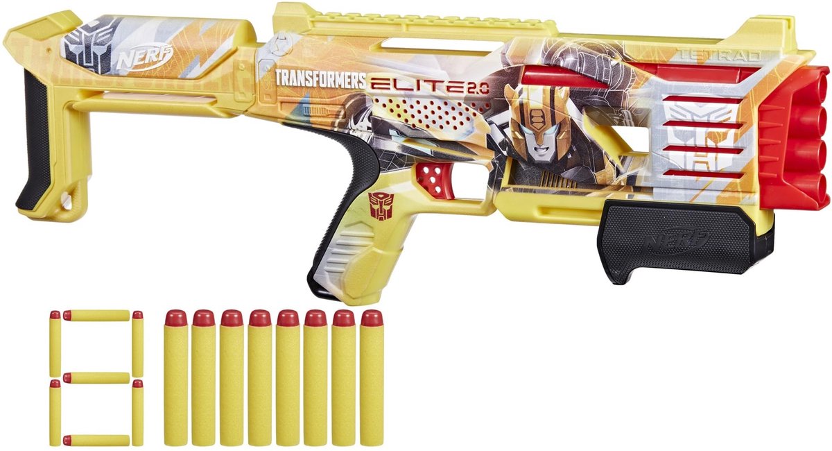 Solidchoice - Dart Blaster met 8 Foam Darts voor Kinderen