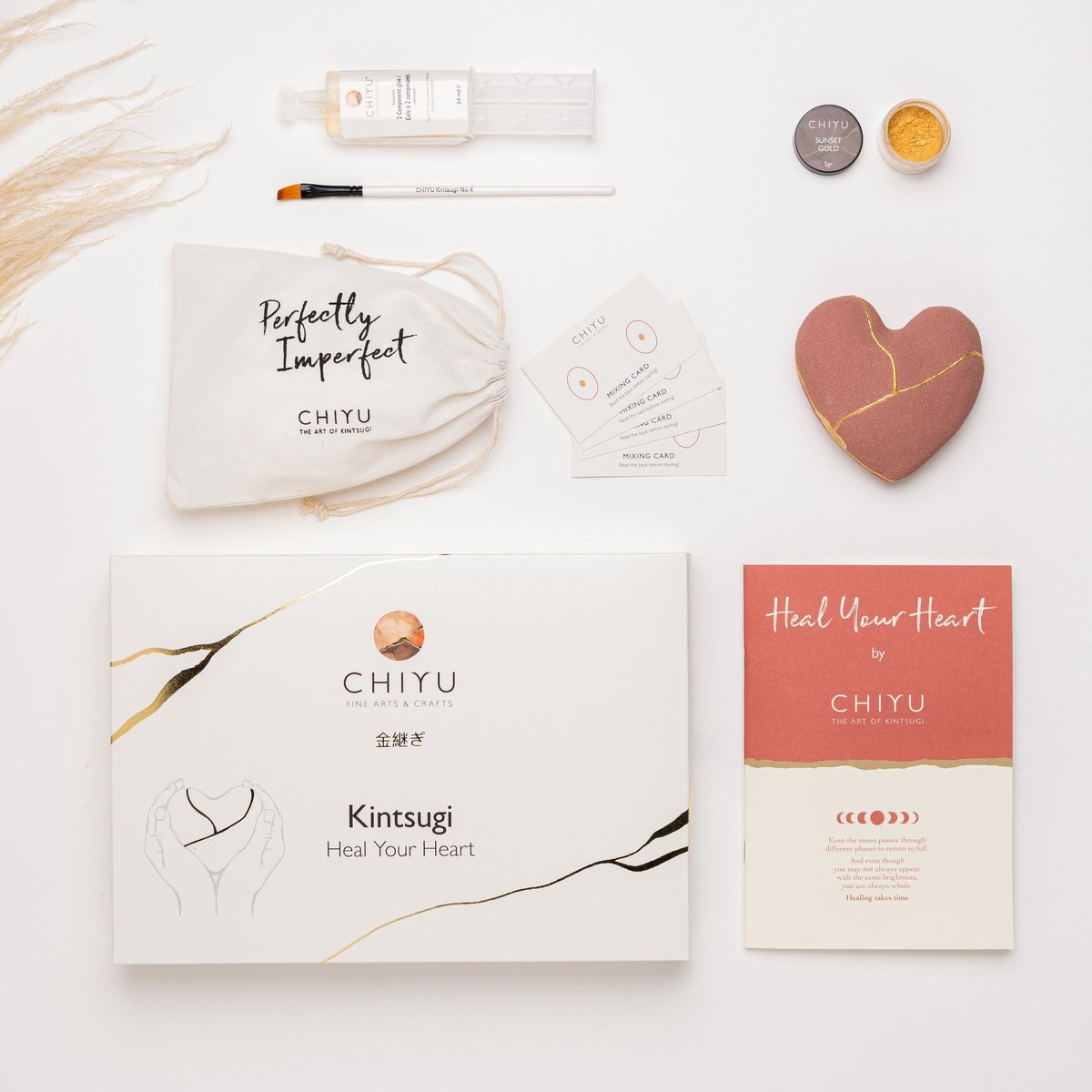 Solidchoice - Kintsugi Repair Kit voor Emotionele Genezing met Keramische Hart