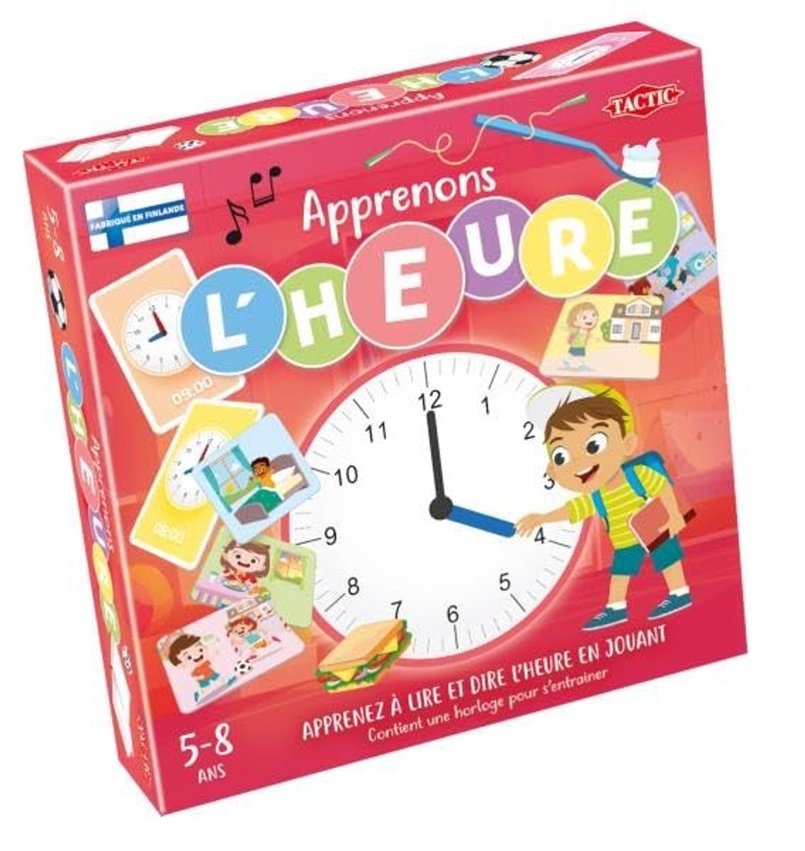 Solidchoice - Educatieve Tactische Klok voor Kinderen