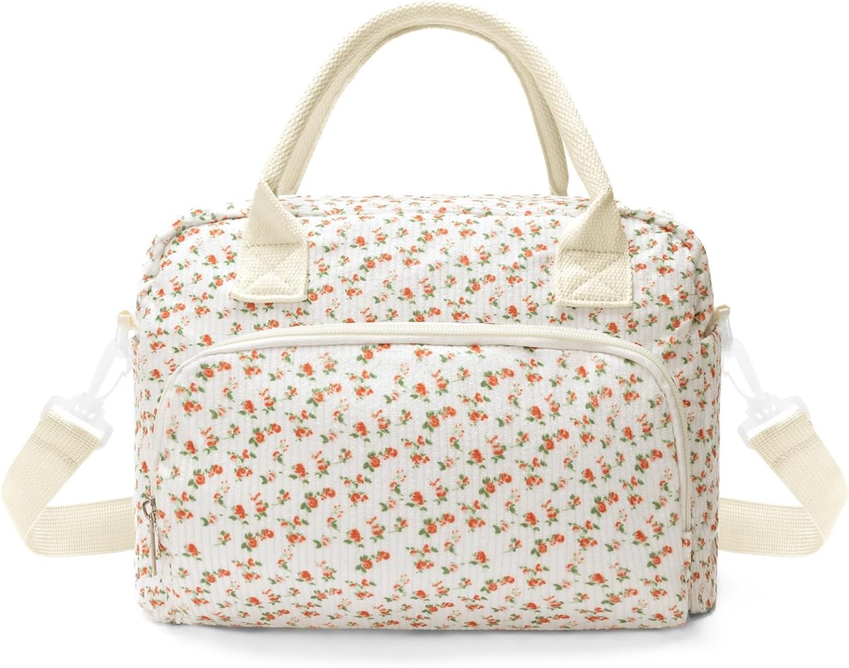 Koeltas - Grote Geïsoleerde Lunchtas met Verstelbare Schouderbanden - Opvouwbaar en Lichtgewicht - PEVA Binnenvoering - Geschikt voor Werk en Picknick - Formaat 29x17x23 cm - 1 Stuk
