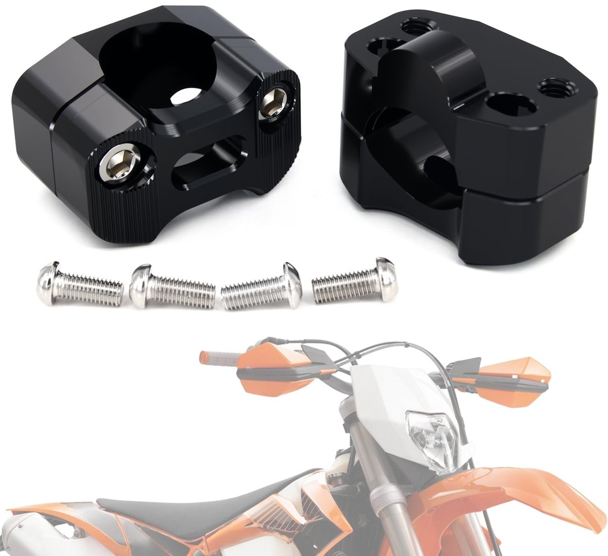 Solidchoice - CNC Handlebar Risers voor Motorfietsen