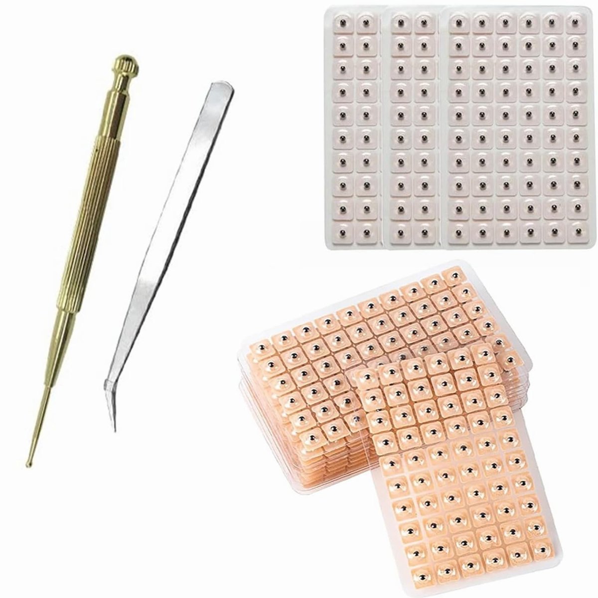 Solidchoice - 600 Stuks Oor Massage Stickers voor Acupunctuur