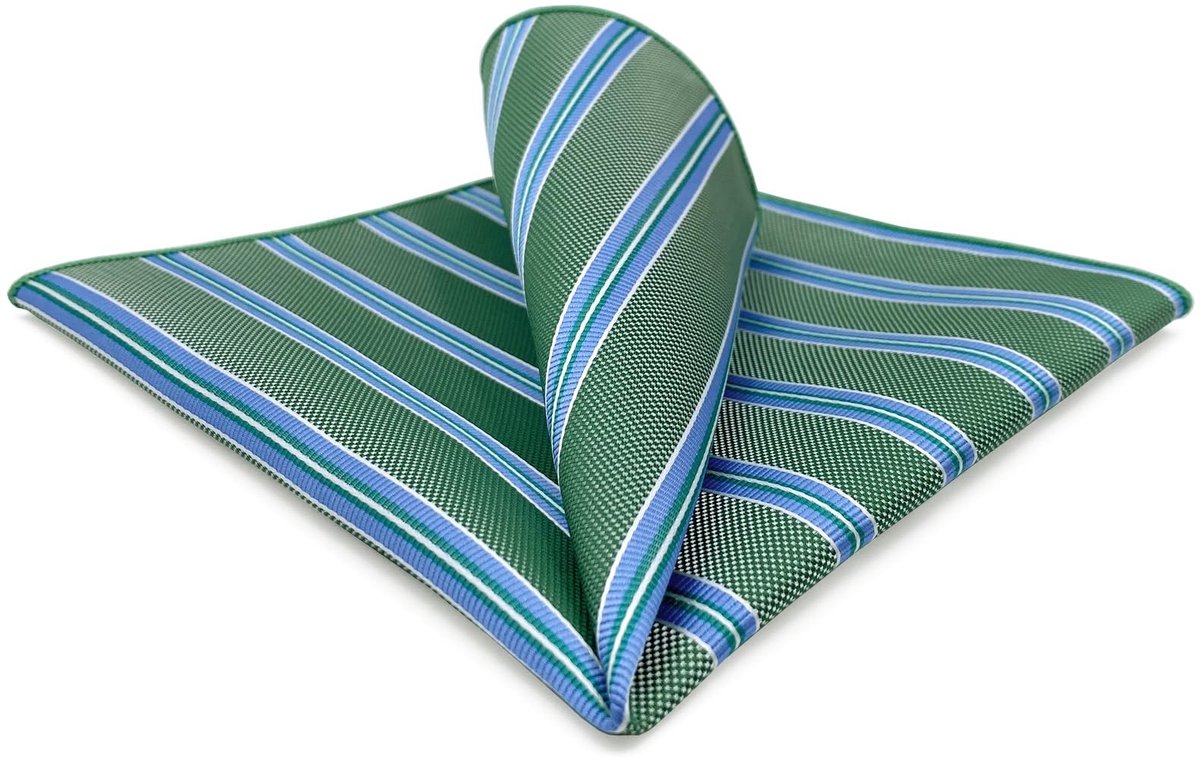 Solidchoice - Gestreepte Zakdoek voor Mannen, 32cm x 32cm