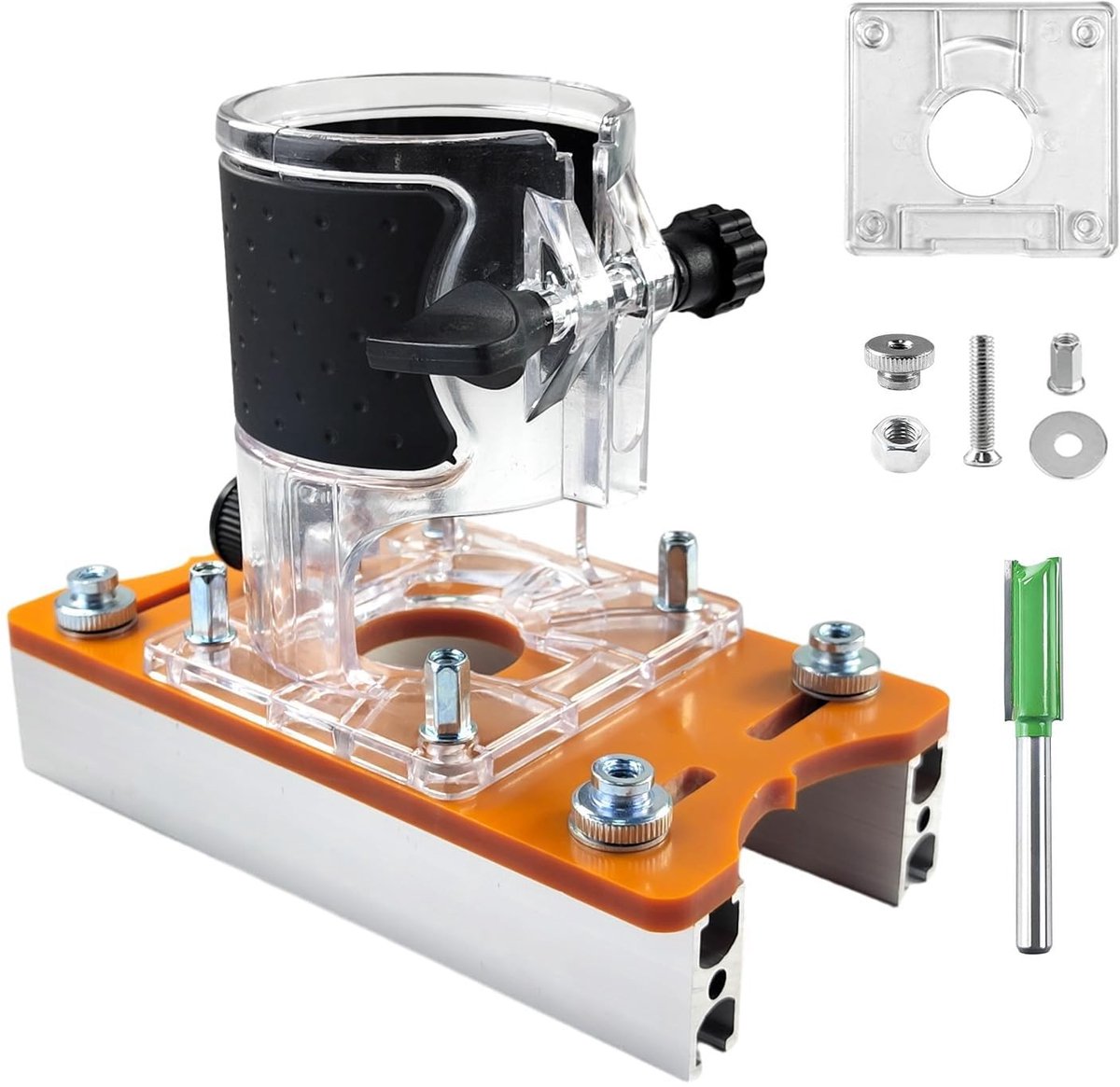Solidchoice - 2-in-1 Aluminium Router Basisplaat voor Router