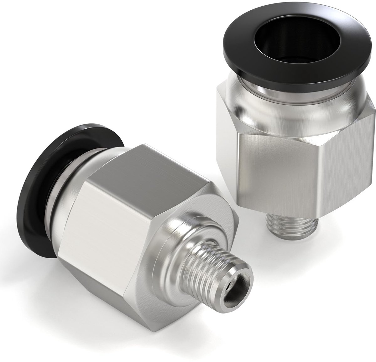 Solidchoice - Set van 10 Pneumatische Mannelijke 4mm naar M6 Schroefverbindingen