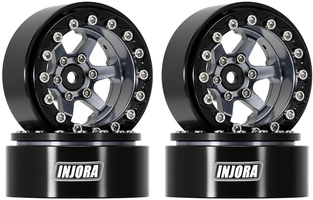 Solidchoice - Aluminium Beadlock Velgen voor SCX24 TRX4M RC Crawler