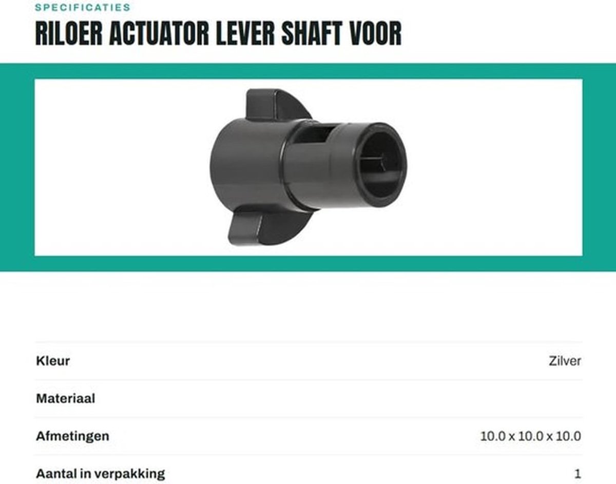 Actuator - Levershaft - Geschikt voor Je-ep Commander 2006-2010 - Geschikt voor Grand Cherokee 2005-2010 - Duurzaam - Eenvoudig te installeren - Nummer 5143183AA - Deurruimte