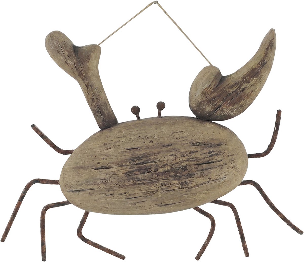 Clayre & Eef Wanddecoratie Bruin Hout