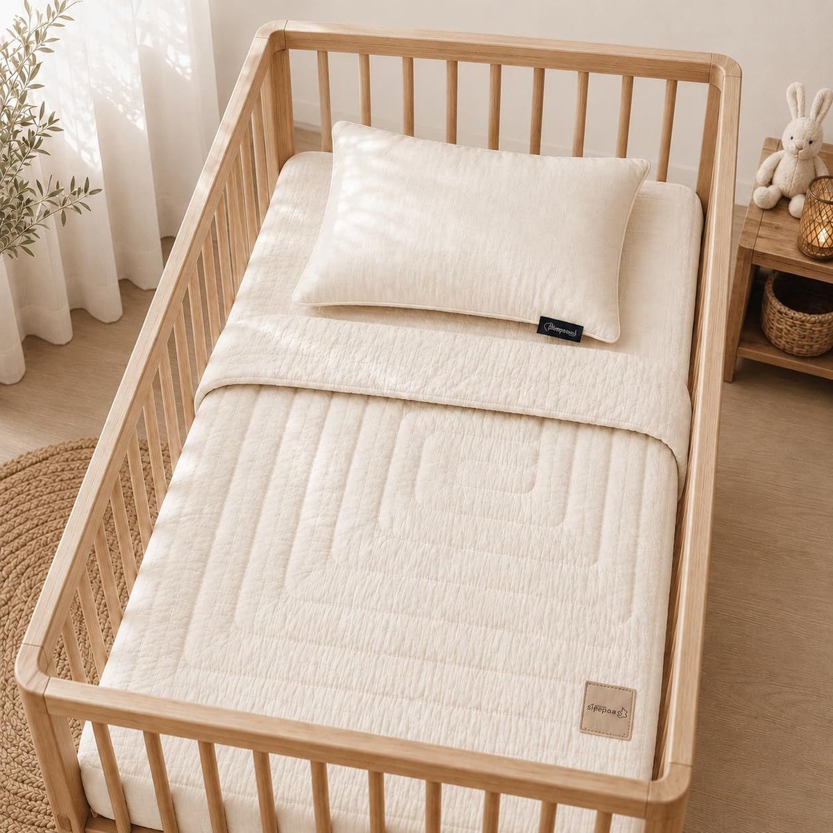 Sleepoos Kinder Beddenset 2-delig - 35x45/95x145 cm - Wol - Katoen