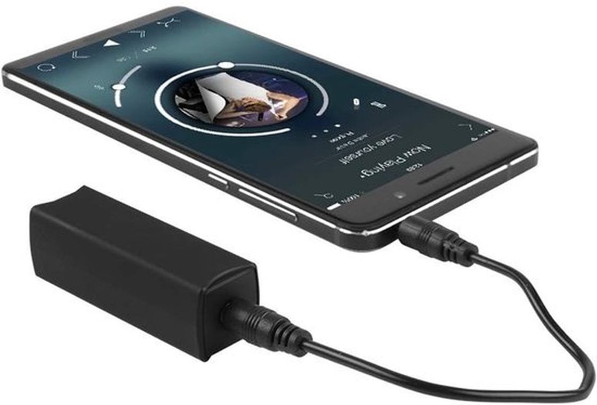 Interferentie-onderdrukker - Aardlusgeluidsisolator - 3,5 mm Audio-interface - Draagbaar - Ultracompact - Eenvoudige bediening - Geluidsisolator