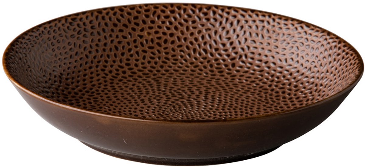 Leopard coupe bord 21 cm - set van 6 stuks