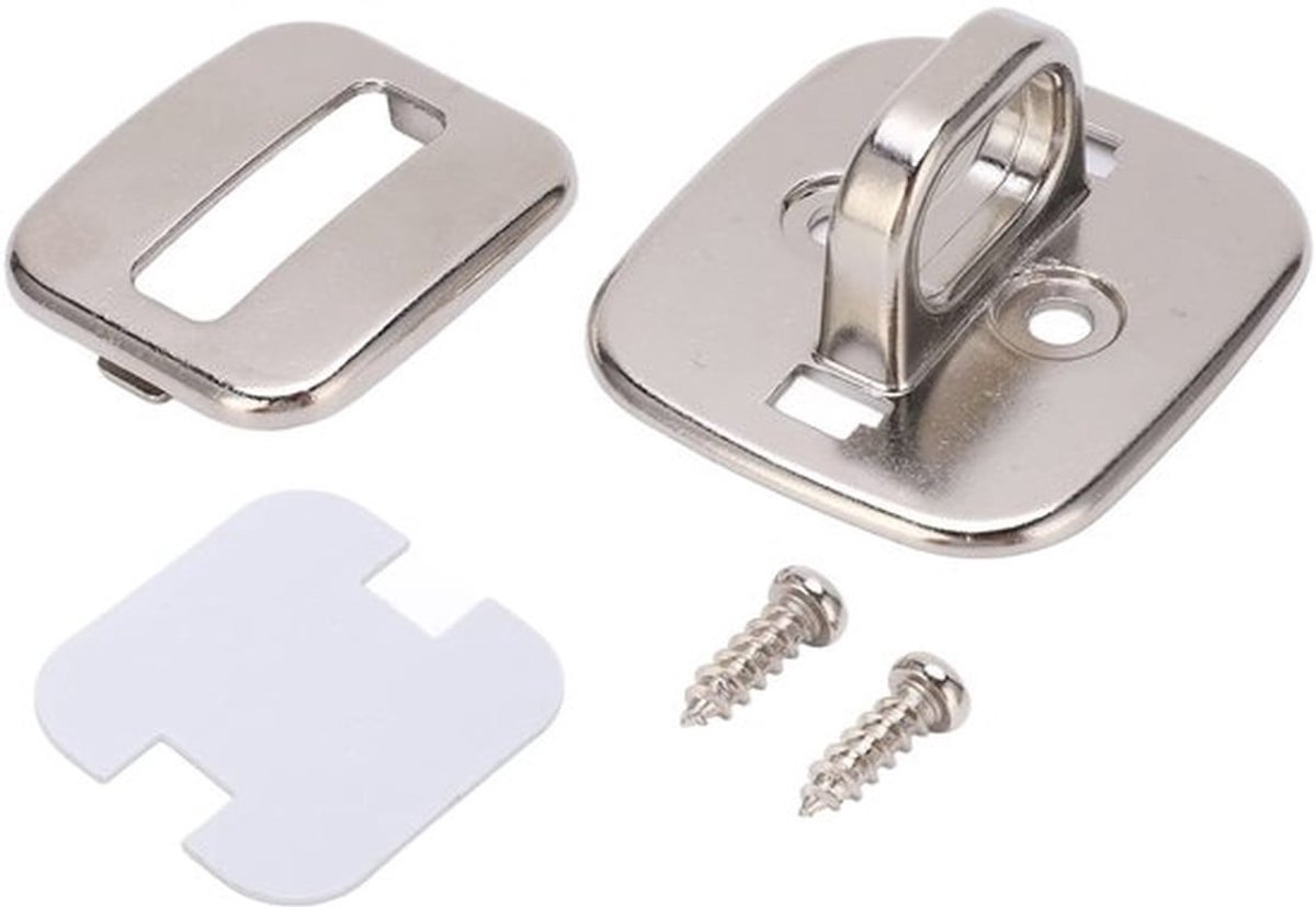 Beveiligingsbasis Antidiefstal - Zinklegering Beugel - Kabelslot Houder - Bureau Mount - Bevestigingsmateriaal - Veilig Anker - Beveiligingsslot