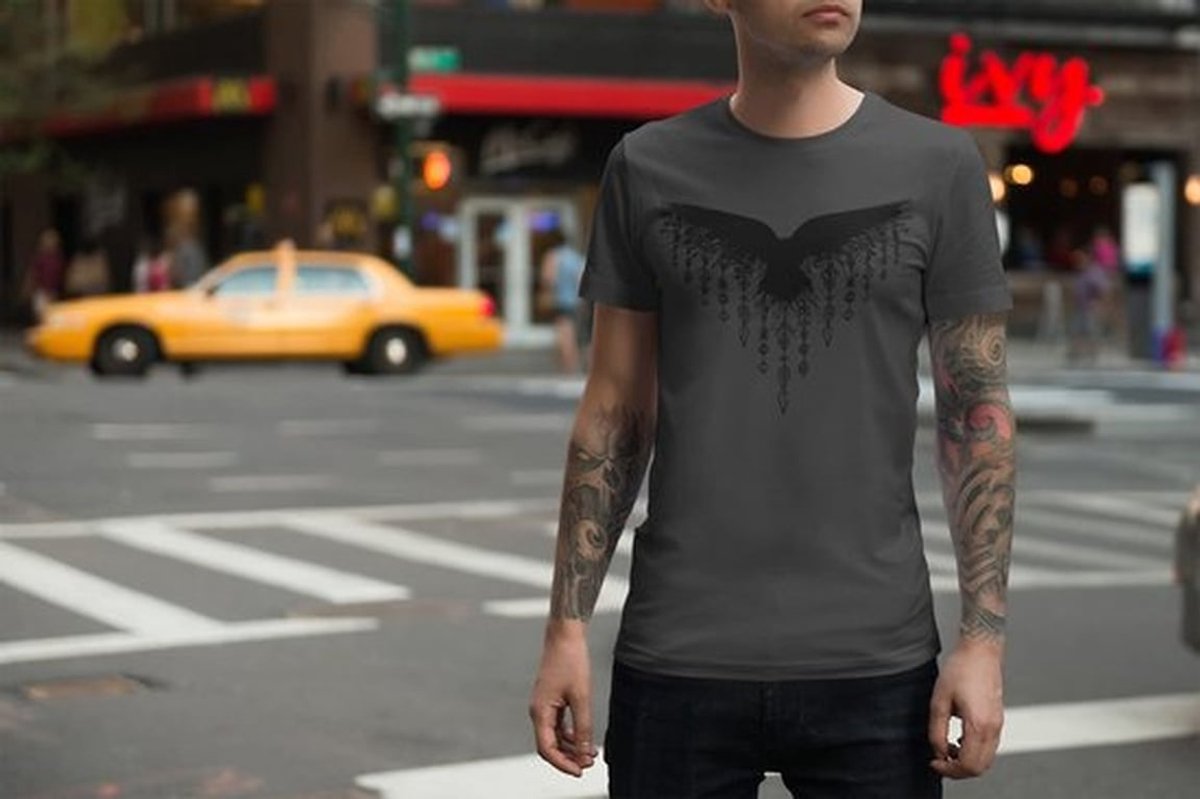 Viking Shirt Heren - Originele Zeefdruk - Viking Kleding - Viking Geschenken - Cadeau Idee - Hoge Kleurintensiteit - T-shirt