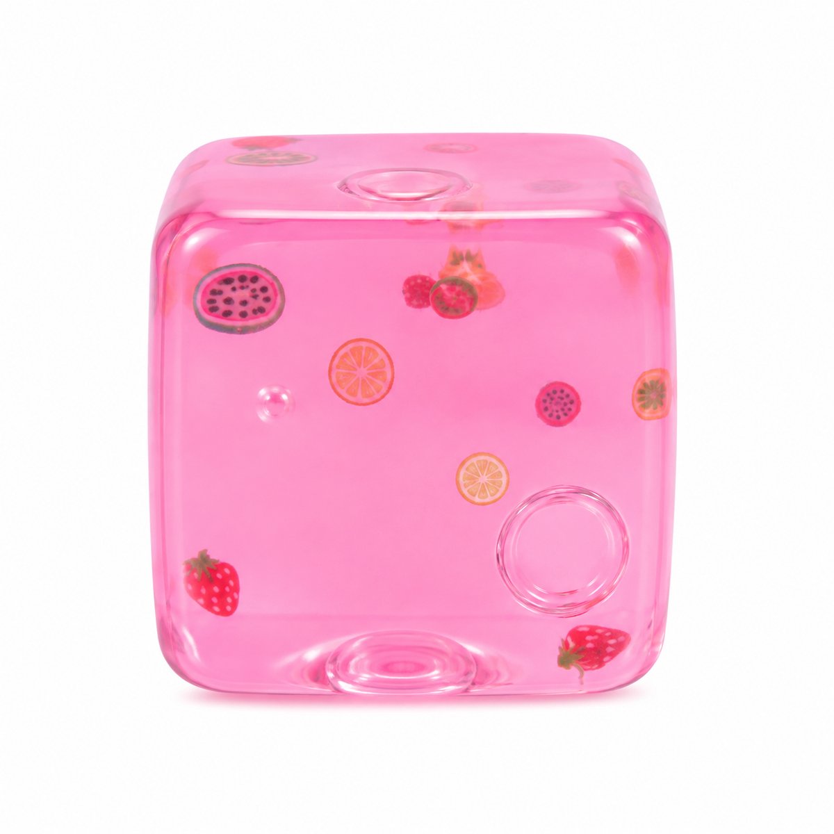 Hoogwaardige Kubus Squishy / Stressbal | Vierkante Slowrising Knijpbal | Viral Tik-Tok Fidget Speelgoed - Roze