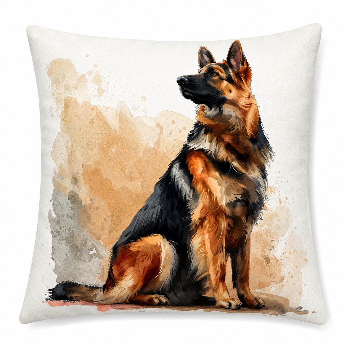 Kussenhoes 40x40 cm met hondenmotief, pluche decoratie voor thuis