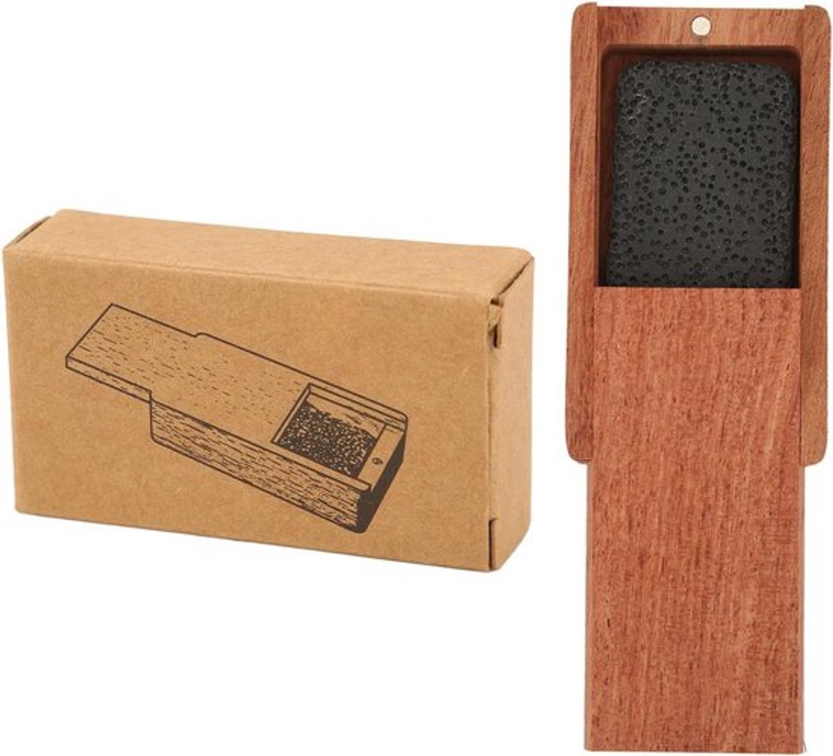 Houten Kist voor Etherische Olieverspreider met Geurverspreidende Steen - Auto-accessoires voor Slaapkamer en Yoga - Luchtverfrisser voor Ontspanning en Slaap - Aromahoutverspreider met Natuurlijke Geuren