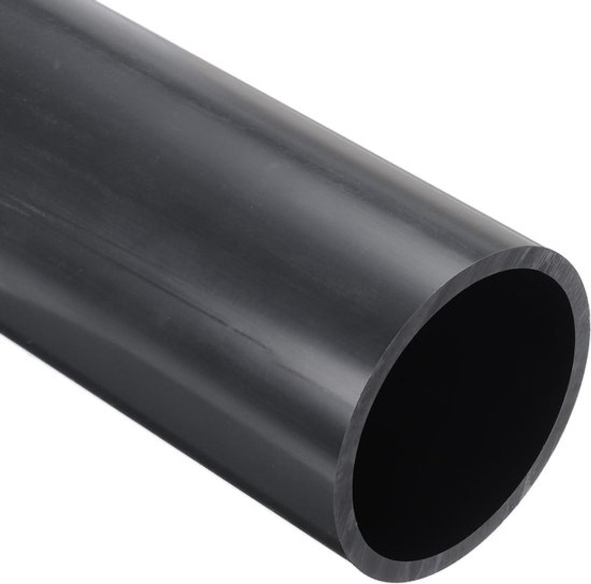 Kunststof Ronde Buis 78mm Diameter 300mm Lengte Voor Tuin Aquarium Waterleiding Kabelgoot Ventilatiebuis Diepgrijs